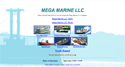 Desktop Screenshot of mega-marine.com